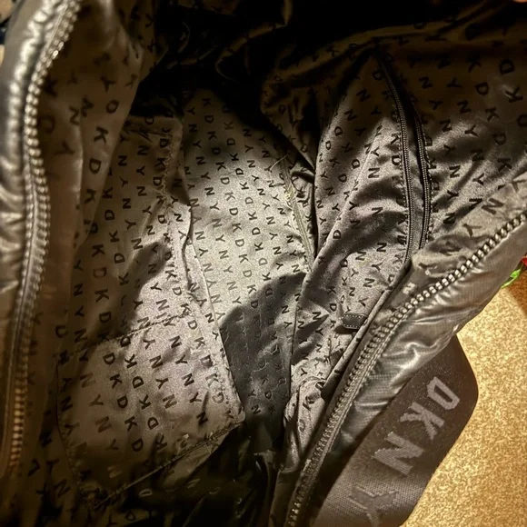 DKNY Black Puffer Duffle - Picture 7 of 7